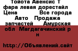 Тойота Авенсис Т22 фара левая дорестайл › Цена ­ 1 500 - Все города Авто » Продажа запчастей   . Амурская обл.,Магдагачинский р-н